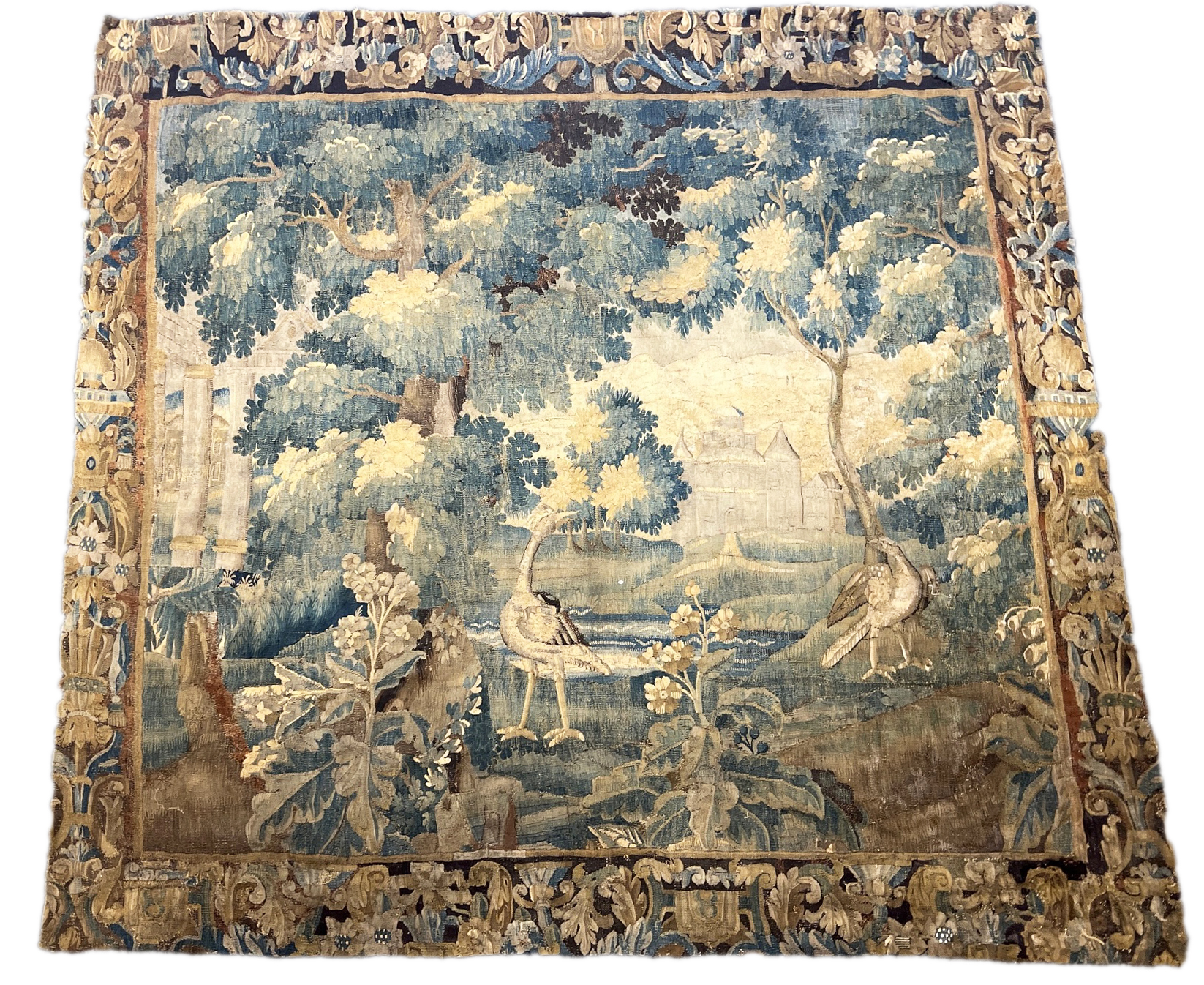 A 17th century Flemish Verdure tapestry